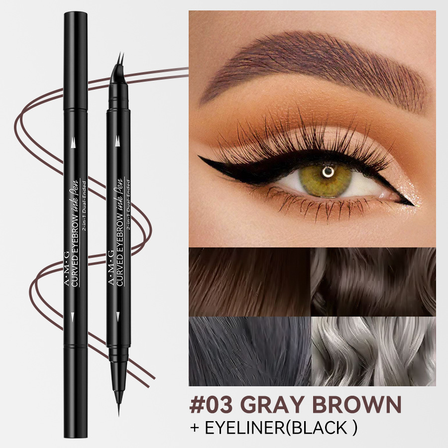 Double-ended Brow Pencil And Eyeliner 2-in-1 - Image 3