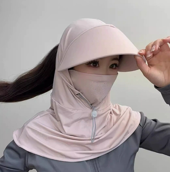 Full-face Sun Protection Mask UV-blocking Breathable One-piece Face Shield For Cycling - Image 13