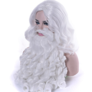 Christmas beard Santa wig cosplay headgear beard wig kit