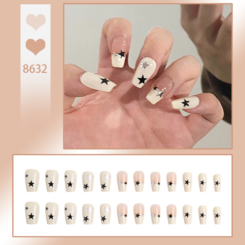 Pure And Seductive Style Nail Tips Finished False Nail Stickers - Image 15