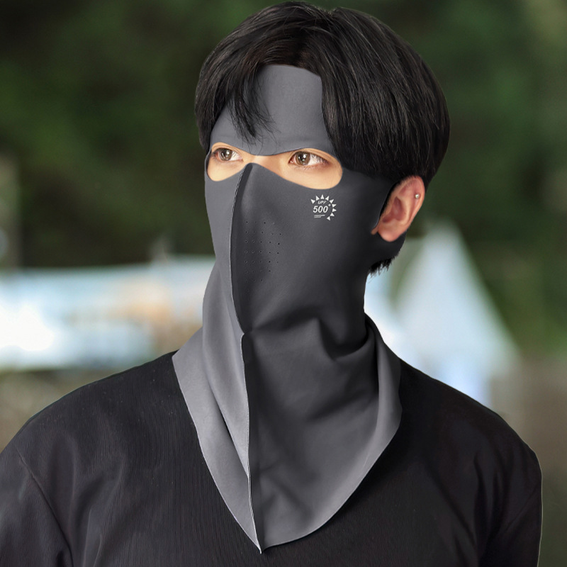 Full-Face Sun Protection Mens Cycling Neck Gaiter Mask - Image 2