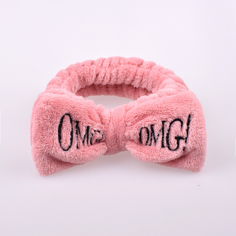 Coral velvet butterfly end hair band - Image 16