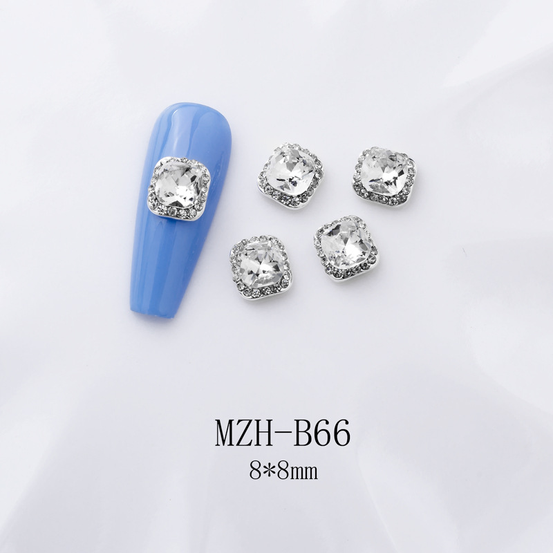 K9 Ultra-Shiny Flat-Back Rhinestones In White For Nail Art Decorations - Image 7