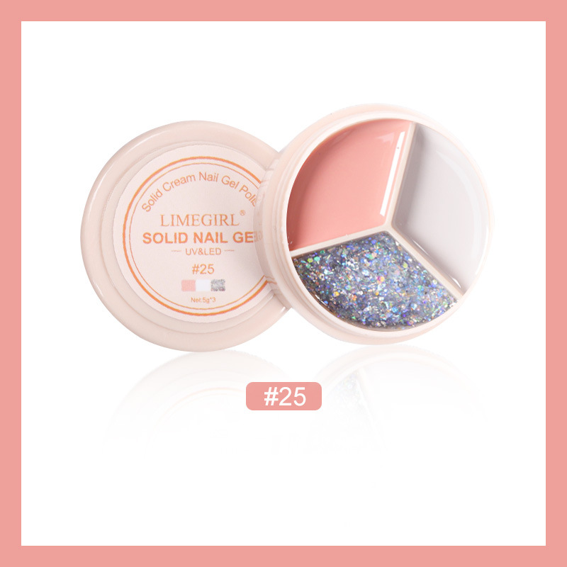 Cream Nail Polish Eye Shadow Bag - Image 11