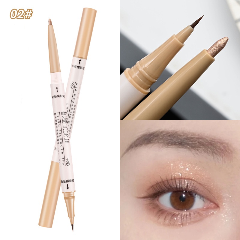 Double-headed Eye Shadow Pen Shadow Matte Highlight Brightening - Image 2