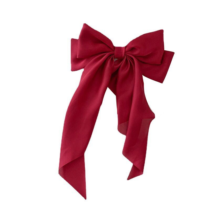 Bow Ribbon Hairpin Simple Retro Fabric - Image 3