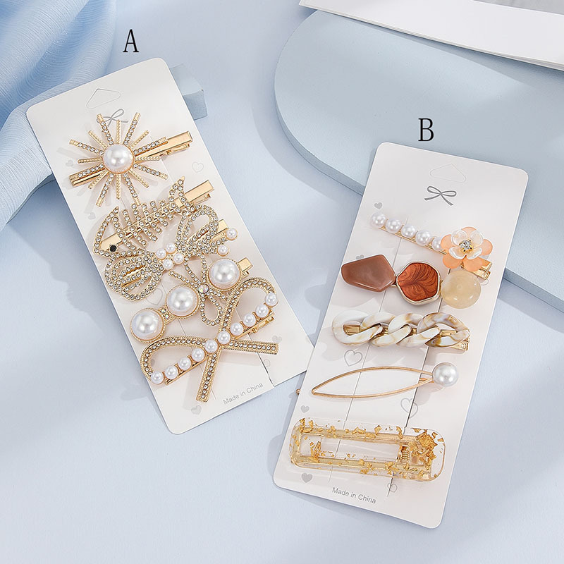 High Sense Barrettes Korean Simple Side Forehead Hairpin Hair Clip Girl Fringe Clip Headdress - Image 11