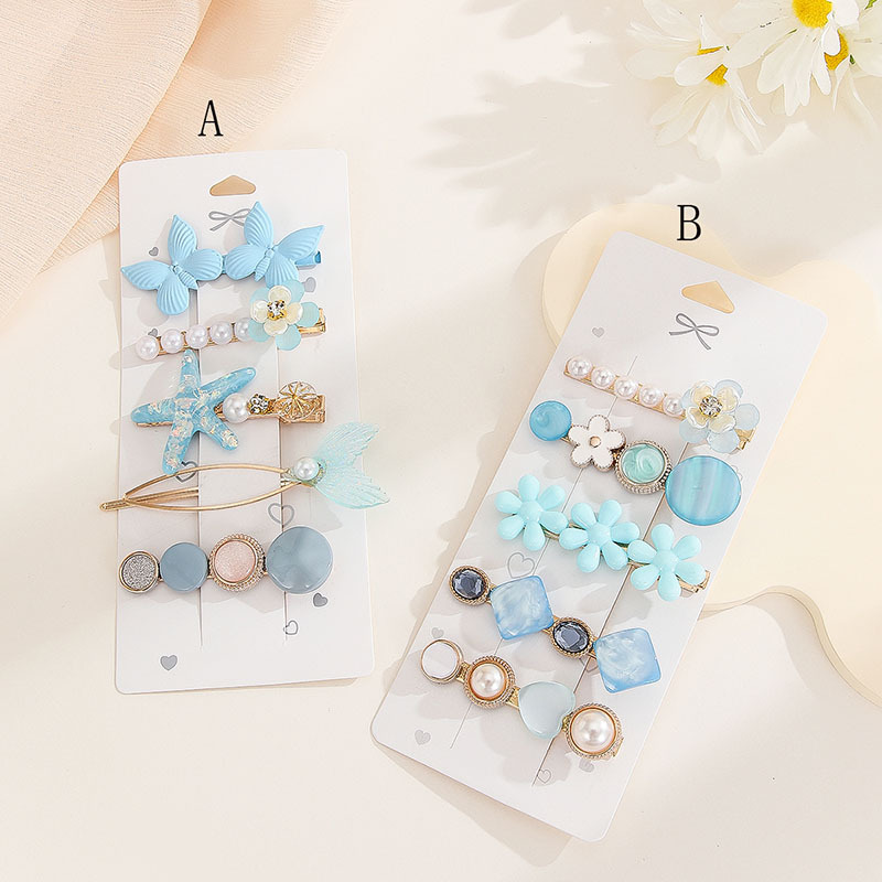 High Sense Barrettes Korean Simple Side Forehead Hairpin Hair Clip Girl Fringe Clip Headdress - Image 9