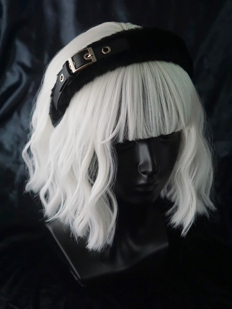 Handmade Headdress Punk Style Bow Love Black Sweet Hairpin - Image 4