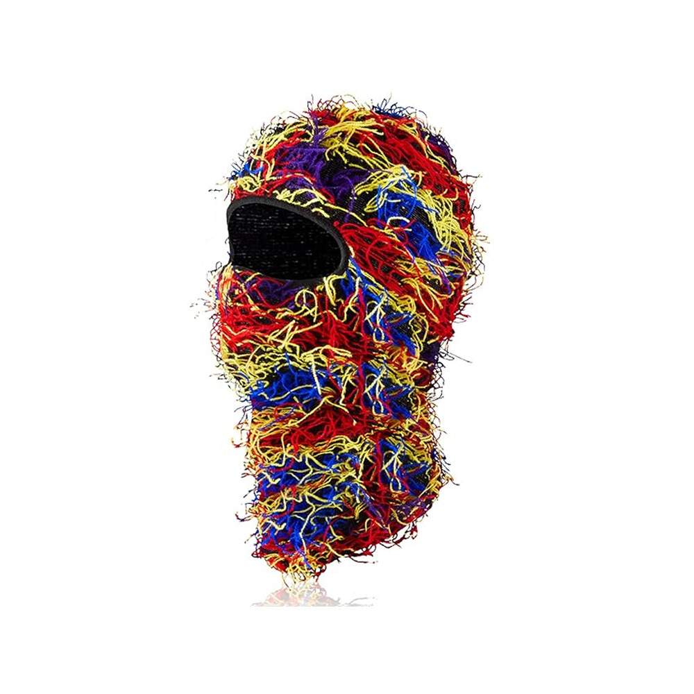European And American Knitted Warm Face Mask - Image 19