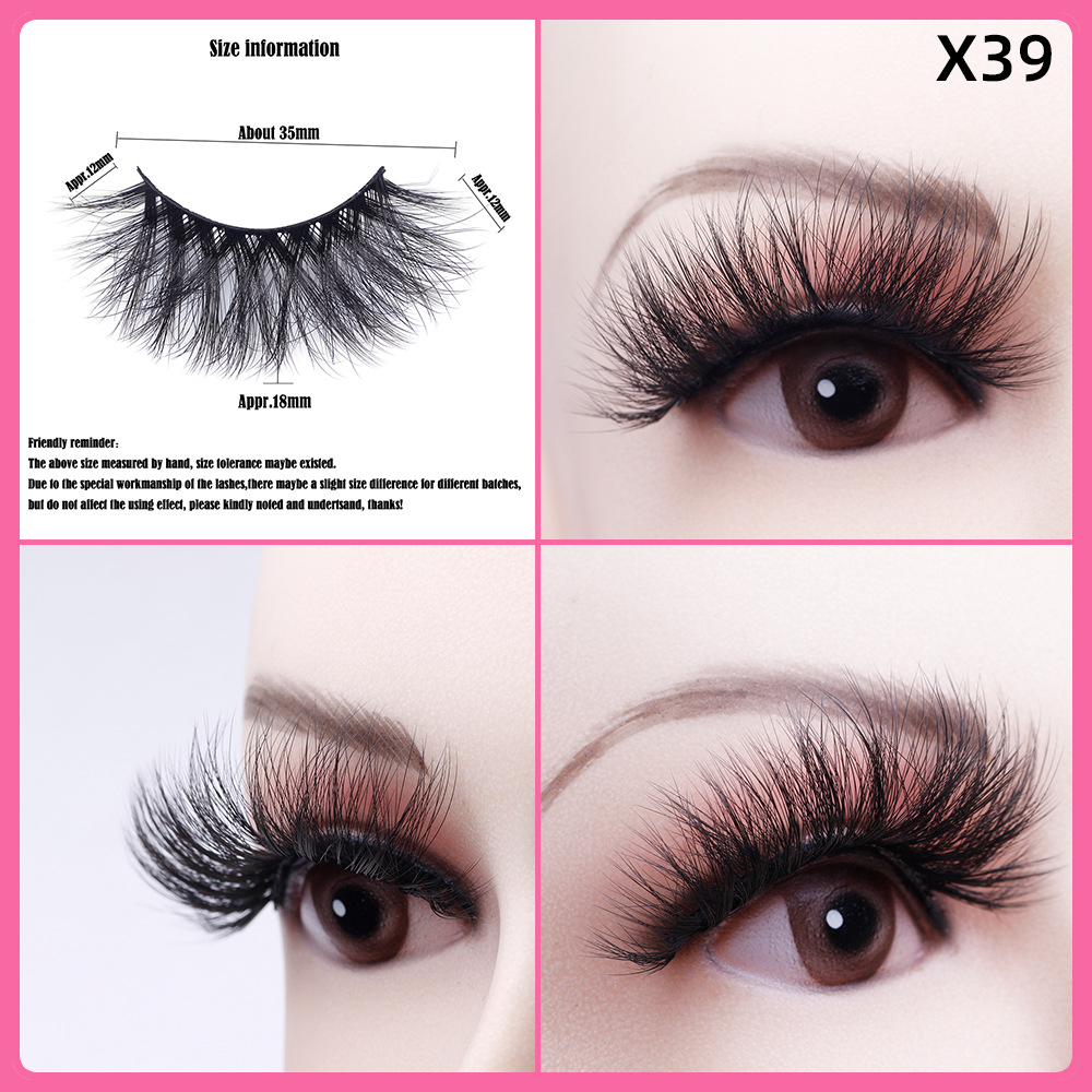 5 Pairs Of Thick False Eyelashes - Image 46