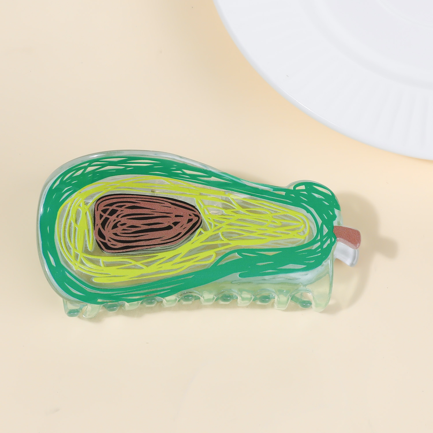 Portable Korean Creative Fruit Transparent Grip - Image 3