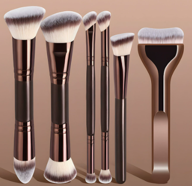 Coffee-colored Makeup Brush Beauty Tool - Image 6