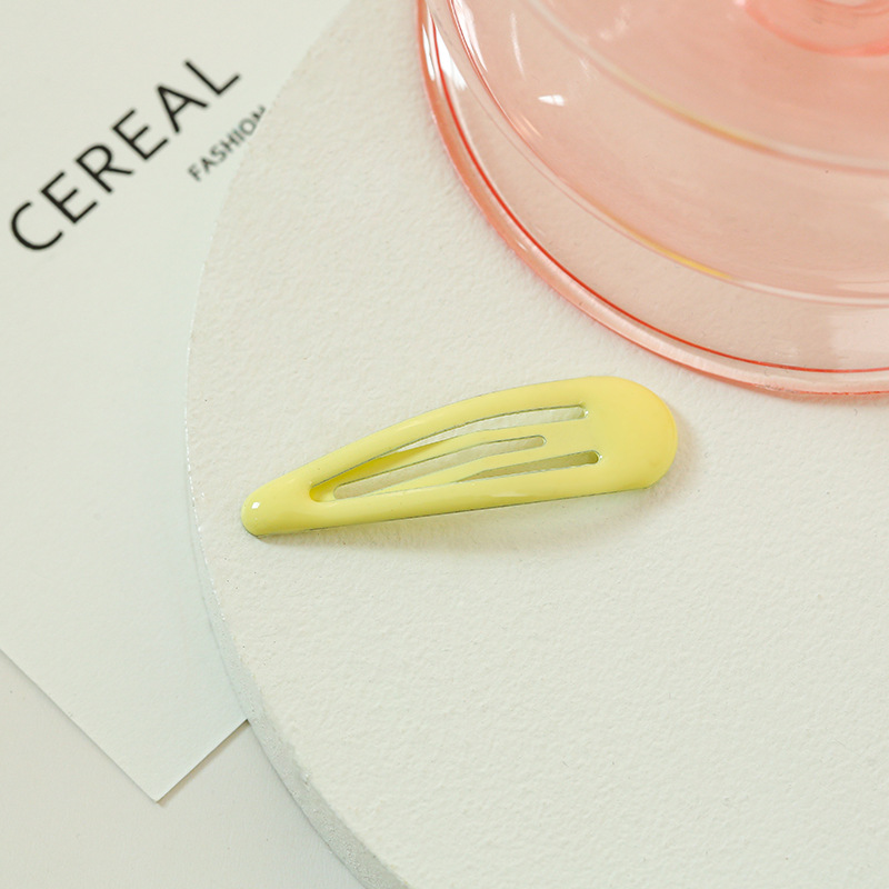 Drop-shaped Clip Paint Epoxy Female BB Clip Headdress Hairpin - Image 14