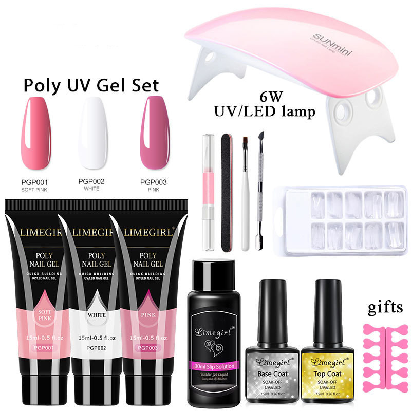Nail Extension Gel Set Crystal UV Phototherapy - Image 8