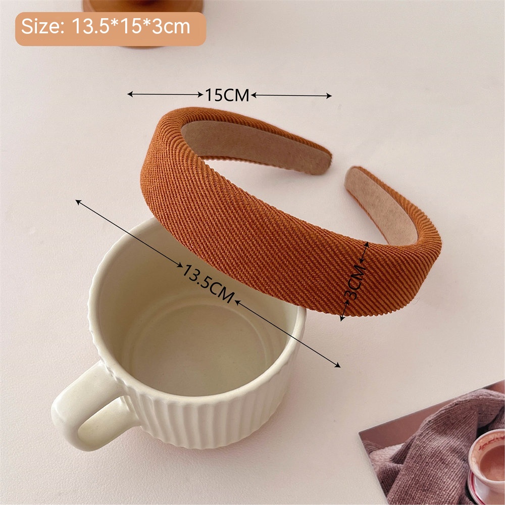 Milk Tea Coffee Color Series Headband Fashion - Image 7