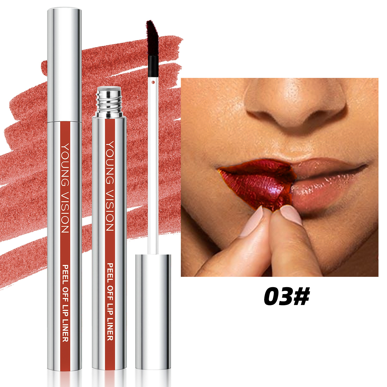 Matte Not Easy To Smudge Hook Line Lip Pencil - Image 3