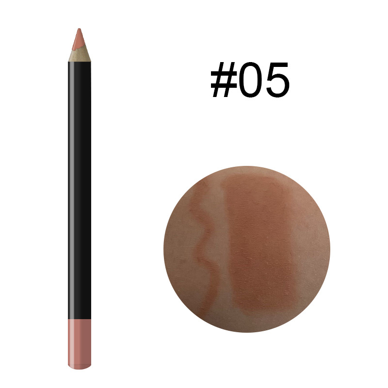 20 Color Black Pen Holder Lip Liner Waterproof Easy To Color - Image 5