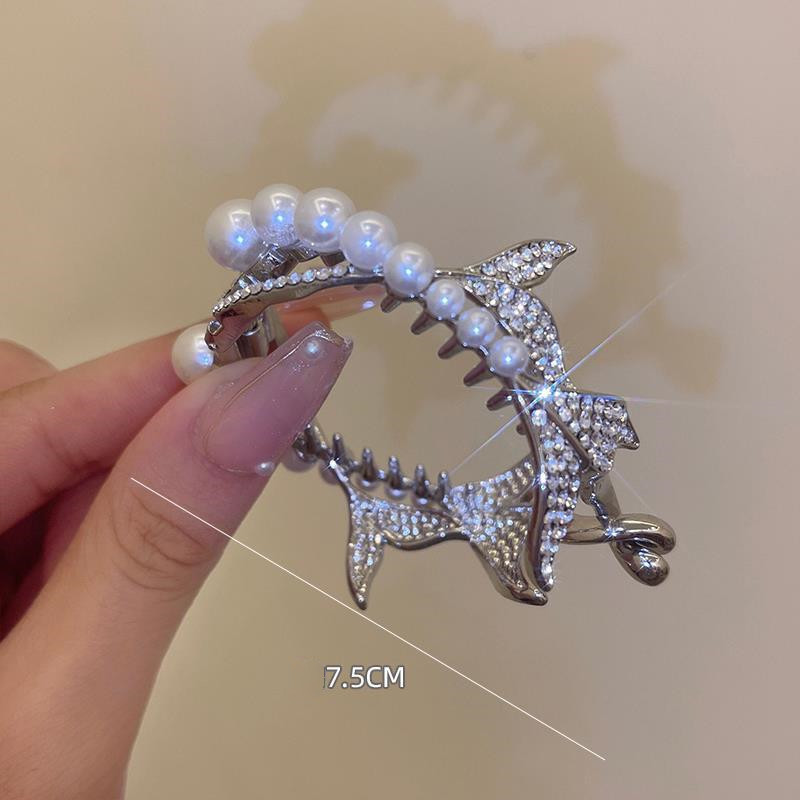 Double Fish Tail Pearl Ball Head Clamping Girl - Image 2
