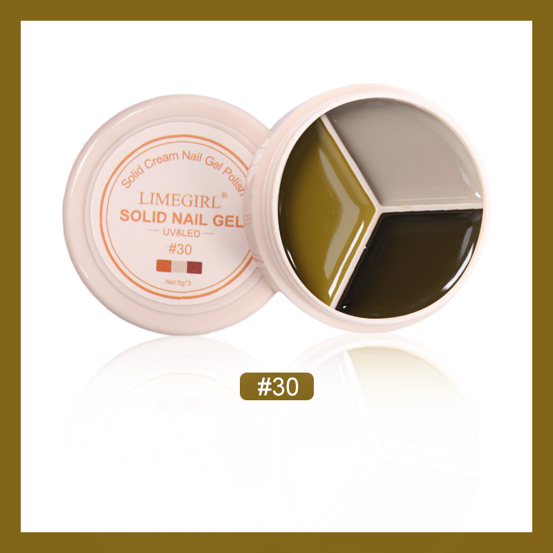 Cream Nail Polish Eye Shadow Bag - Image 14