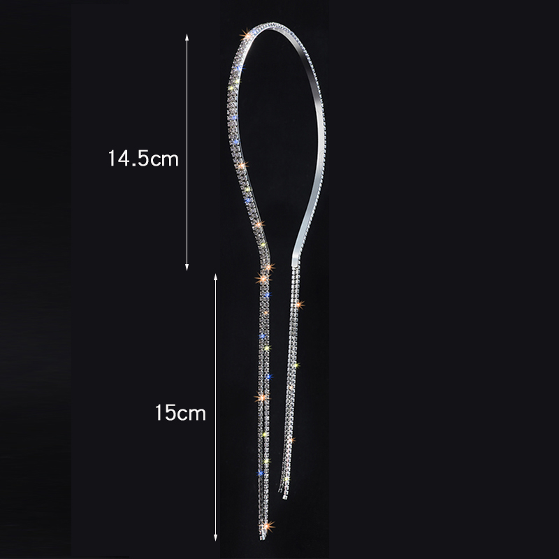 Rhinestone Tassel Band Temperament Pressure Hairpin Super Fairy Hair Ornament