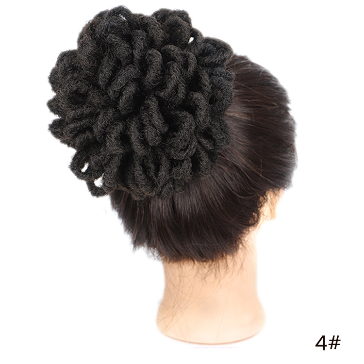 African Wig Bun Hair Bag Drawstring Dreadlocks Afro Hair Bag - Image 3