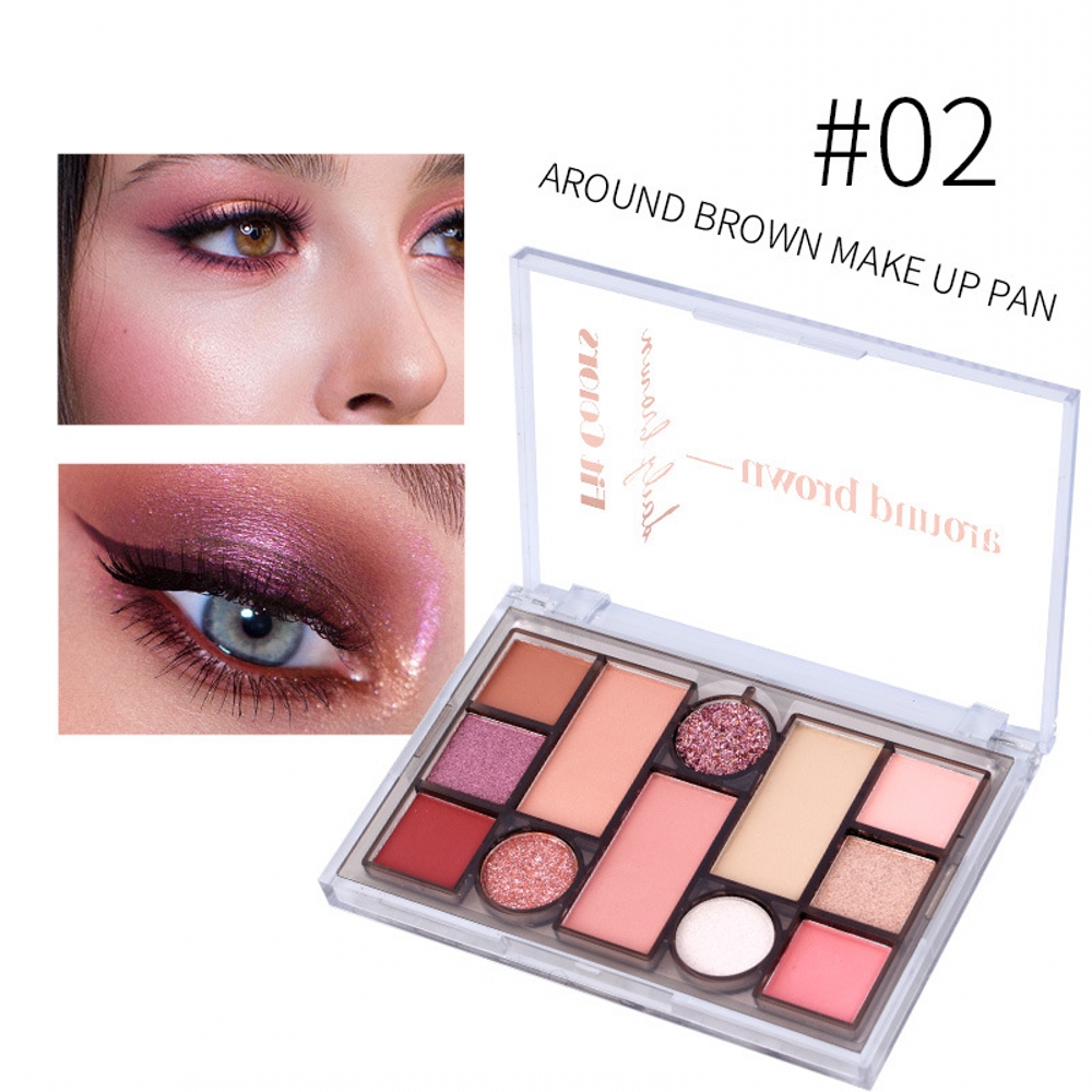 Matte Pearlescent Earth Eyeshadow Palette - Image 2