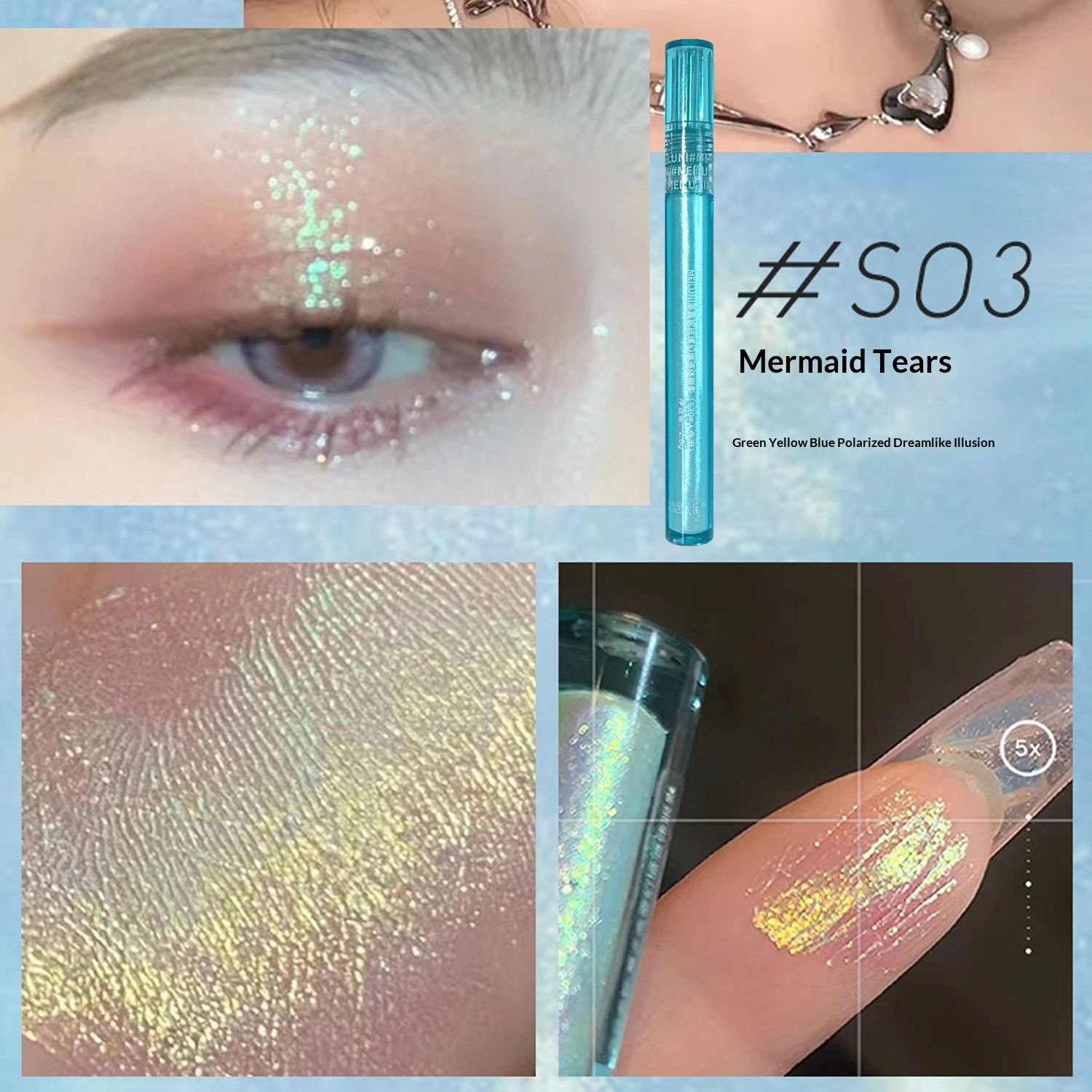 Chameleon Liquid Eyeshadow Shimmering Highlighter - Image 5