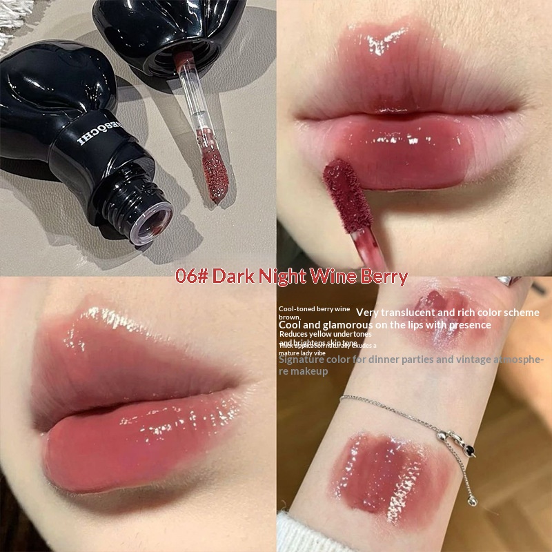 Mirror-like Lip Glaze Long-lasting Vibrant Lightweight Dewy And Sheer - Image 6
