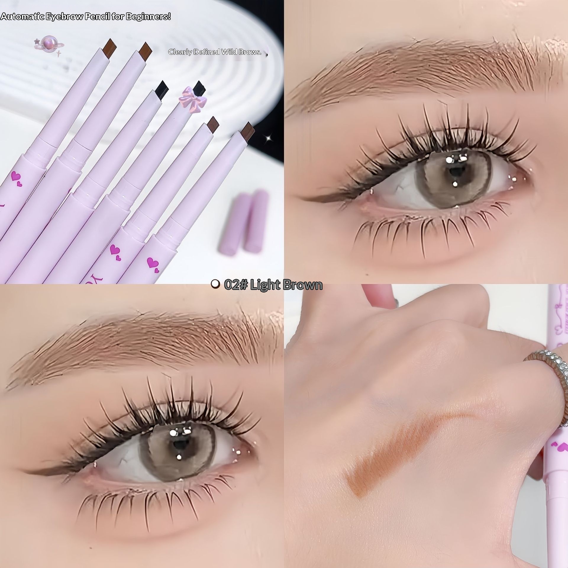 Ultra-fine Dual-tip Triangular Eyebrow Pencil For A Natural Brow Shape - Image 2