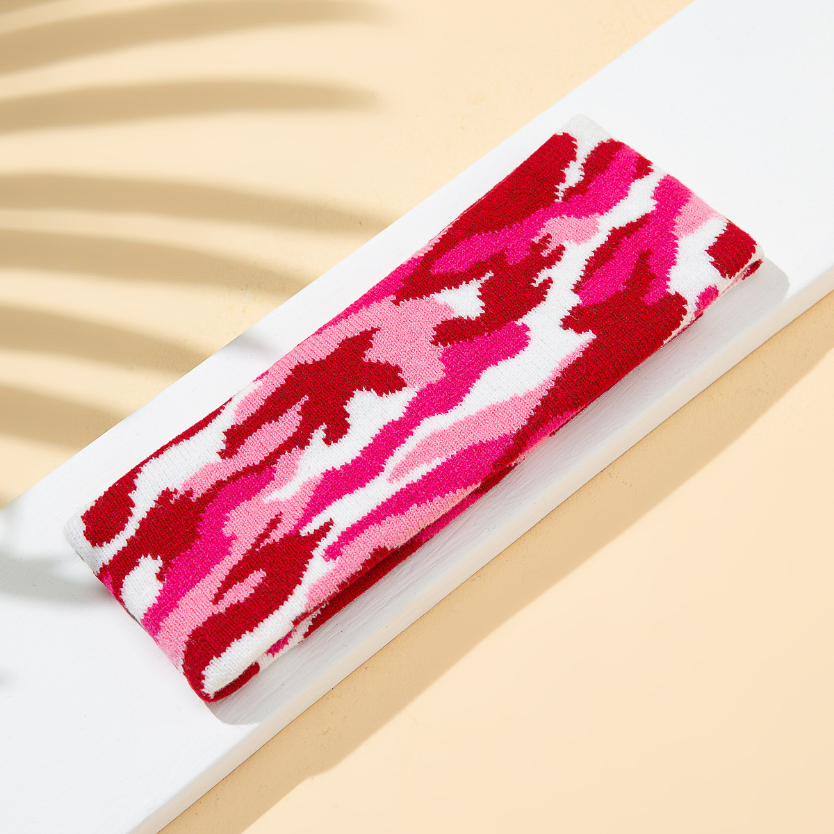 Elastic And Sweat-absorbing Panda Cows Pattern Sports Knitted Hair Band - Image 7