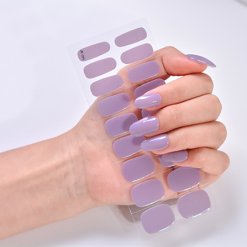 Hot Girl Cool Girl Sweet Cool UV Phototherapy Semi-baked Gel Nail Sticker - Image 5