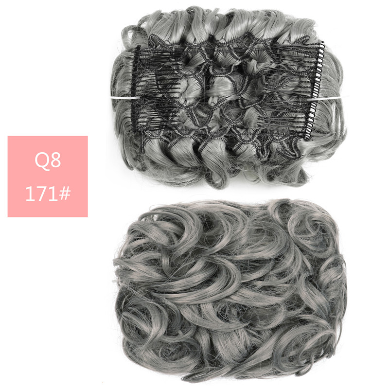 Fluffy Wig High Temperature Wire Pan Head Jewelry Insert Comb - Image 11