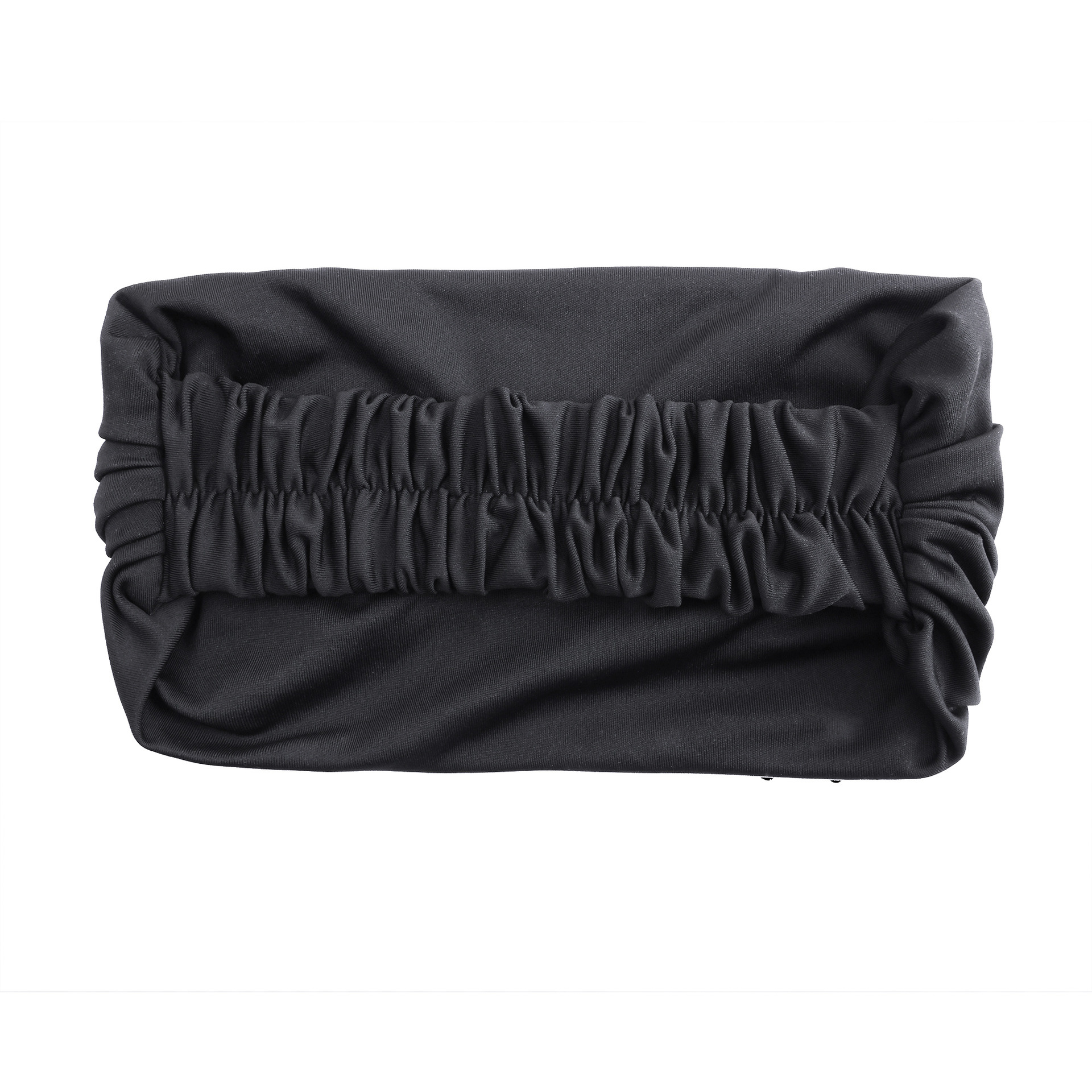 Solid-Colored Headscarf With Forehead Protection And Tie-Band For Women