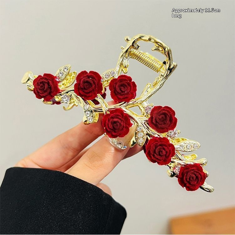 Camellia Hair Claw Clip For The Back Of Head - Image 3
