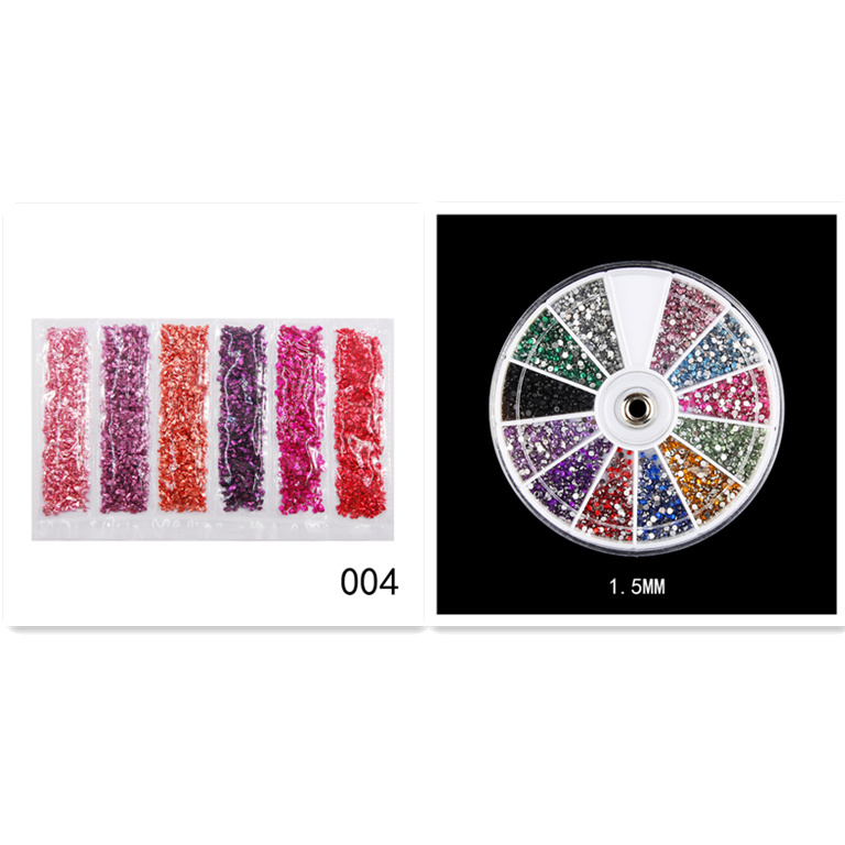 Nail Supplies, Diamond Glass Fragments, Gold And Silver Broken Glass Nails - Image 4