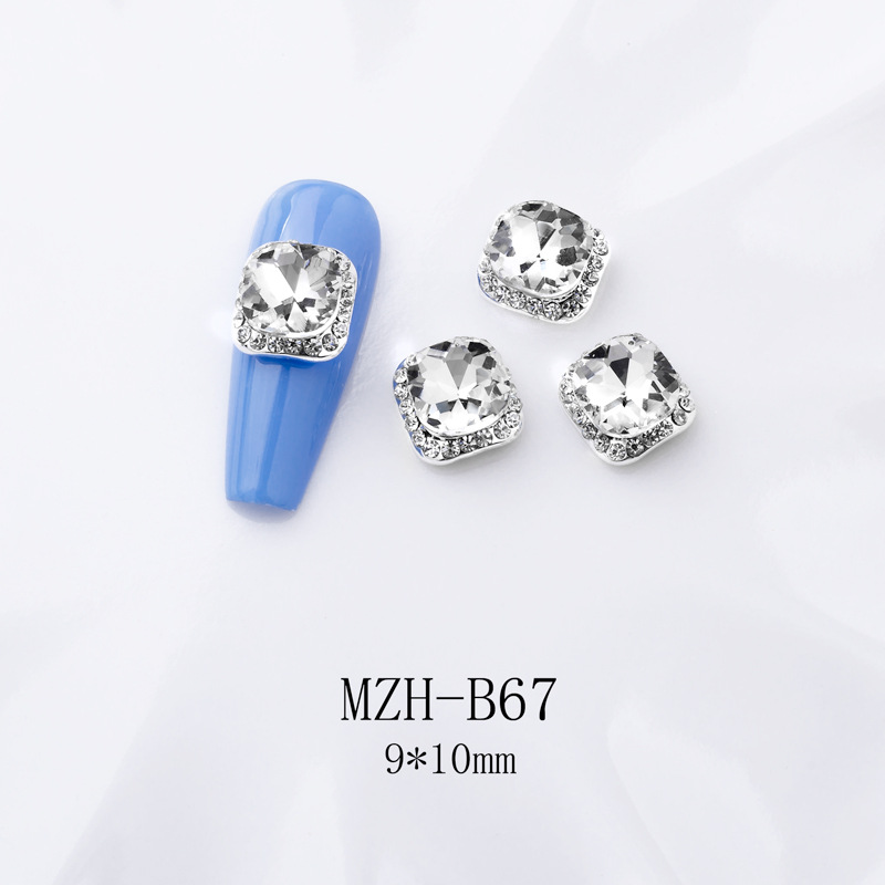 K9 Ultra-Shiny Flat-Back Rhinestones In White For Nail Art Decorations - Image 8
