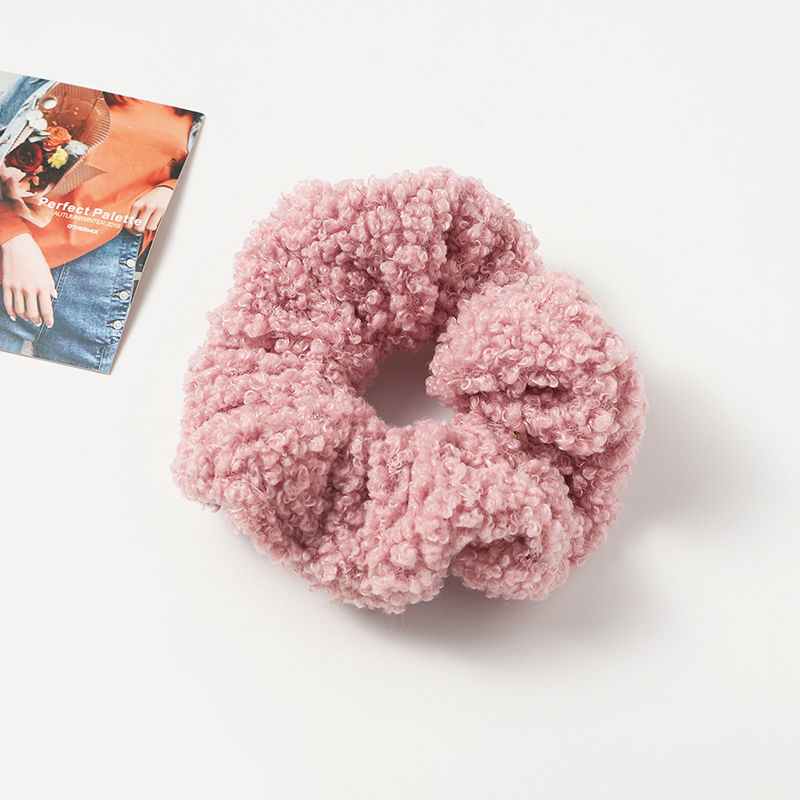 Autumn And Winter Plush Large Intestine Hair Ring Internet Celebrity Lamb Hair Ring Korean Style Simple Hair Accessories - Image 8