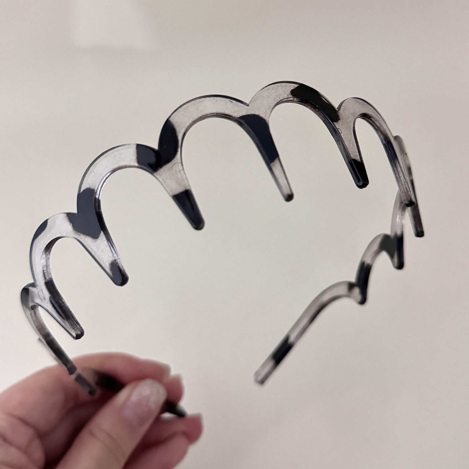 Headdress Wave Face Wash Toothed Non-slip Headband Unisex Hairpin Barrettes - Image 8