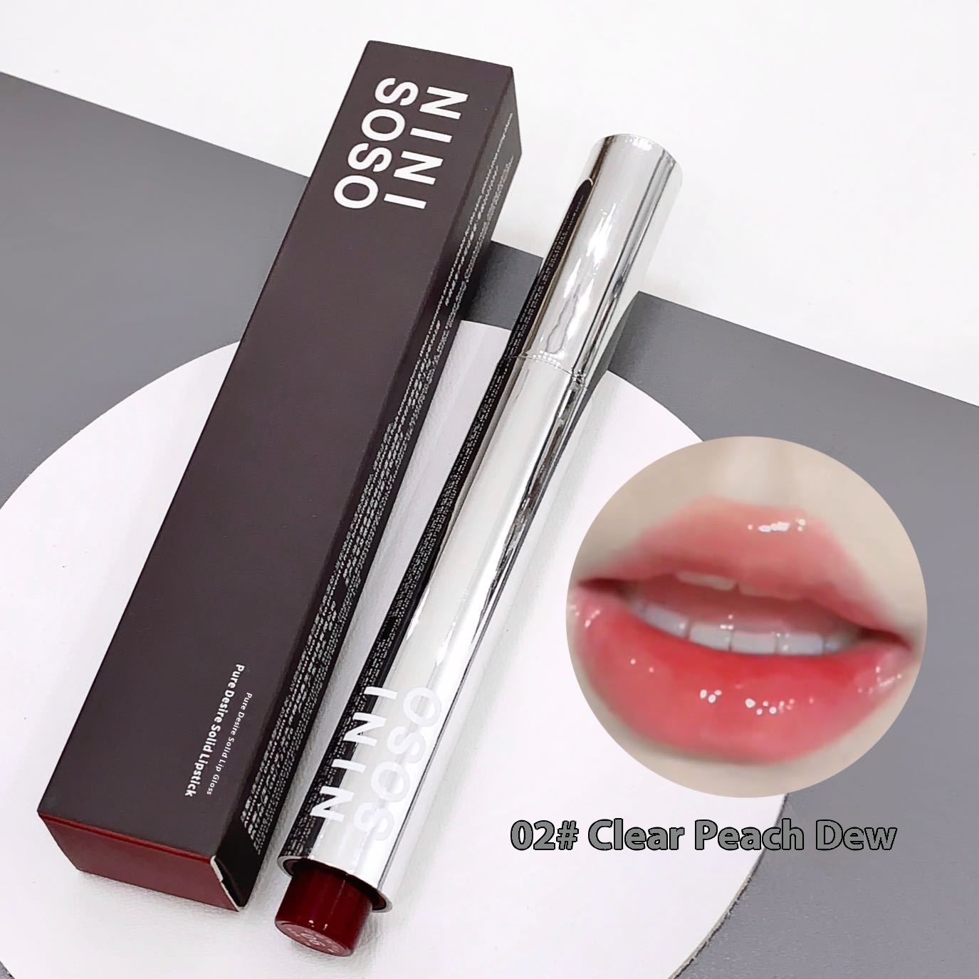Pure Color-fixing Lip Gloss Solid Lipstick - Image 2