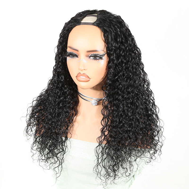 Human Hair Wig for Women - Natural Looking Full Head Cover European American Style Long Straight Hairpiece