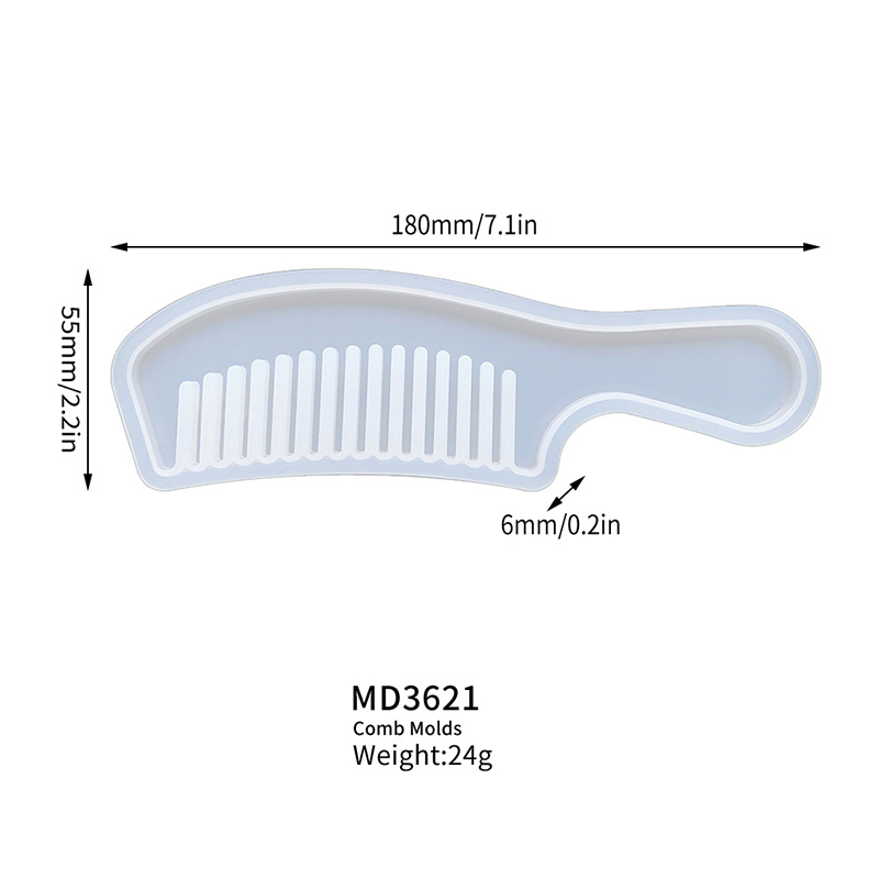 Women's Popular Comb Mold Crystal Glue