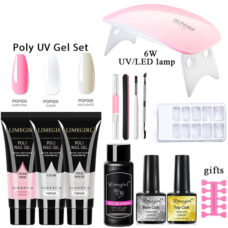 Nail Extension Gel Set Crystal UV Phototherapy - Image 5