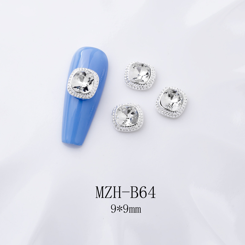 K9 Ultra-Shiny Flat-Back Rhinestones In White For Nail Art Decorations - Image 5
