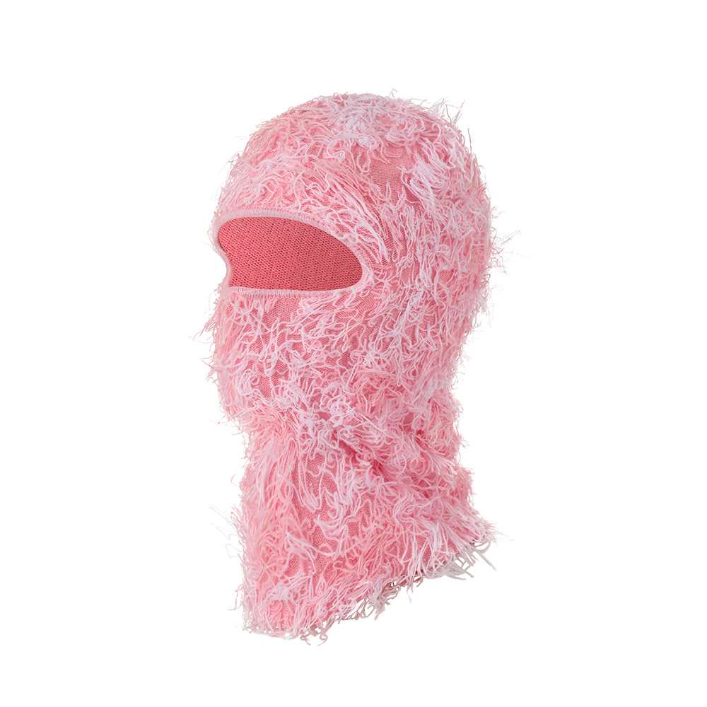 European And American Knitted Warm Face Mask - Image 31