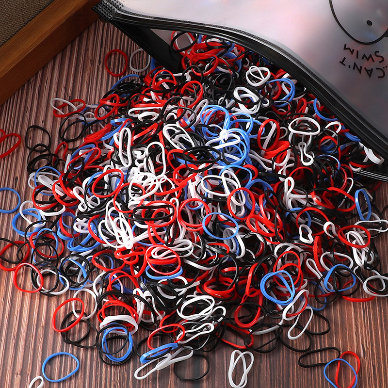 Children Rubber Band Small Size Girls' Baby Disposable Rubber Band Color Hair Band - Image 9