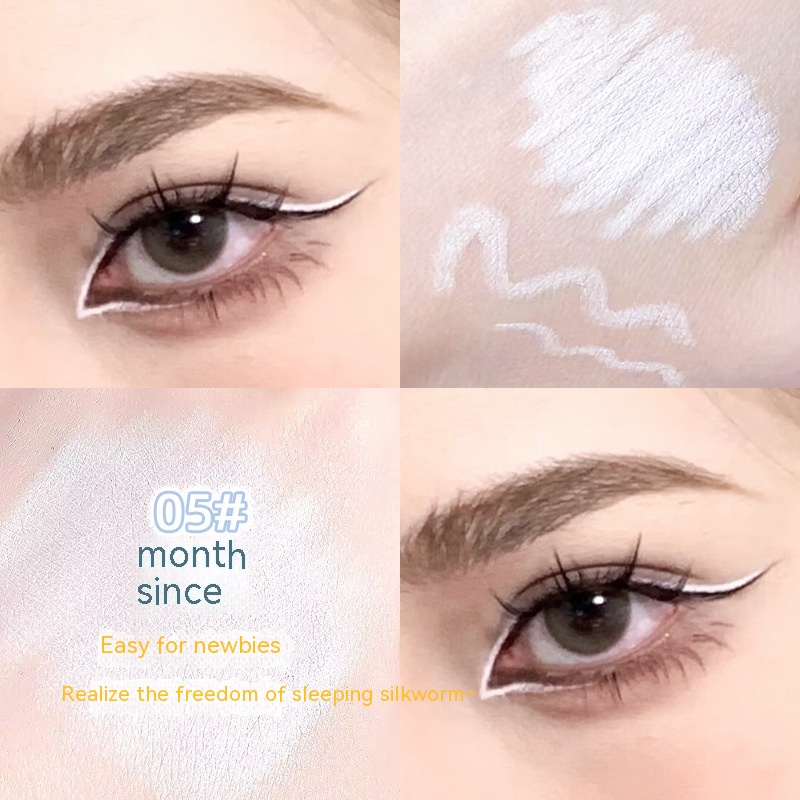 Crouching Silkworm Lazy Eye Makeup Thin And Glittering Pearlescent Bright Novice Style Brightening Eyeliner - Image 5