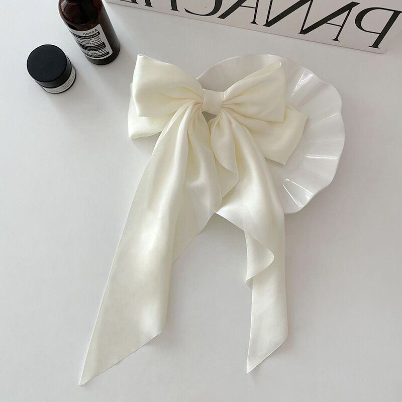 Bow Ribbon Hairpin Simple Retro Fabric - Image 2