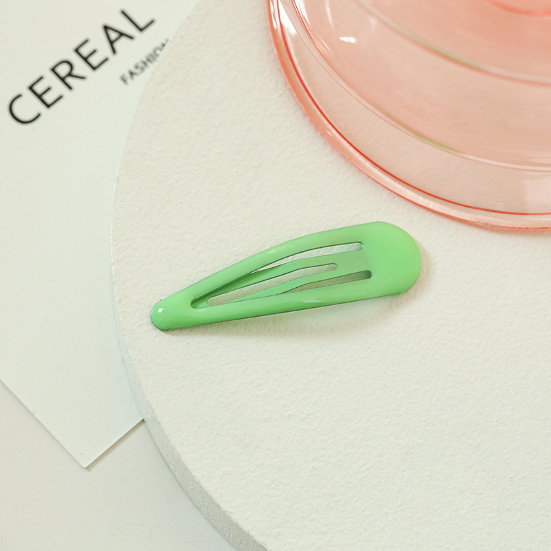 Drop-shaped Clip Paint Epoxy Female BB Clip Headdress Hairpin - Image 3