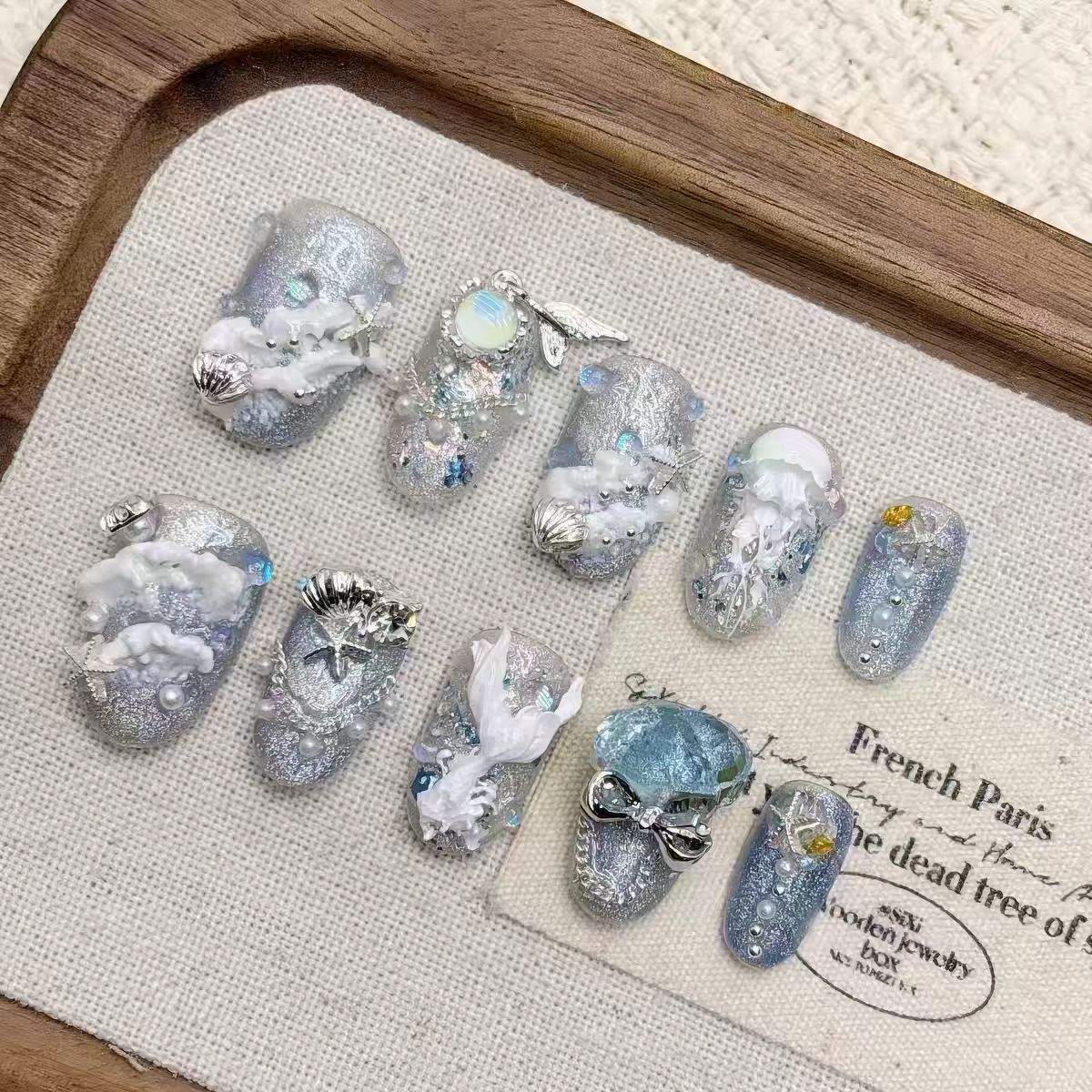 Versatile Fake Fingers Purely Handmade Wearable Nails - Image 3
